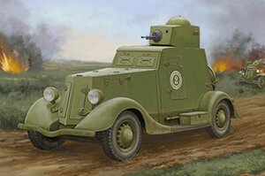 ホビーボス 1/35 ファイティングヴィークルシリーズ ソビエト BA-20 装甲車 1939年型 プラモデル 83883(中古品)　(shin