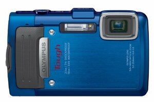 【中古 良品】 OLYMPUS デジタルカメラ STYLUS TG-835 Tough ブルー 防水性能10m GPS機能 電子　(shin