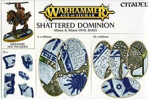 WARHAMMER AOS： SHATTERED DOMINION： 60 ＆ 90MM OVAL(中古品)　(shin