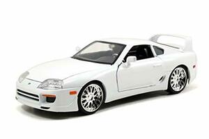 Jada 1/24 Scale Diecast 97375 - Brian's Toyota Supra - Fast & Furious - White(中古品)　(shin