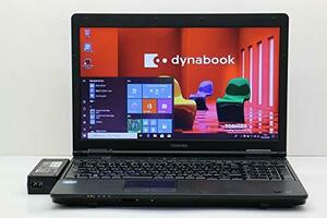 【中古】 東芝 dynabook Satellite B552/G Core i3 2348M 2.3GHz/4GB/320GB/DVD/15.6W/FWXGA(1366x768)/Win10(中古品)　(shin