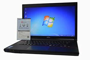 ノートパソコン 【Office搭載】 富士通 FMV LIFEBOOK A553 Celeron B730 HD 15.6インチ 4GB/320GB/DVDROM/Windows 7 P(中古品)　(shin