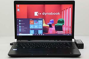 【中古】 東芝 dynabook R73/B Core i5 6300U 2.4GHz/8GB/256GB(SSD)/13.3W/FWXGA(1366x768)/Win10(中古品)　(shin