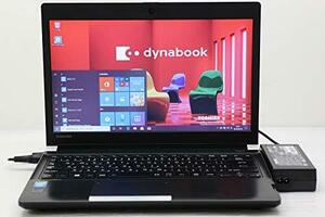 【中古】 東芝 dynabook R734/K Core i7 4800MQ 2.7GHz/8GB/128GB(SSD)/Multi/13.3W/FWXGA(1366x768)/Win10(中古品)　(shin