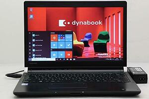 【中古】 東芝 dynabook R73/T Core i5 6300U 2.5GHz/4GB/256GB(SSD)/13.3W/FWXGA(1366x768)/Win10(中古品)　(shin