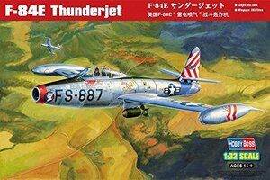 ホビーボス 1/32 エアークラフトシリーズ F-84E サンダージェット プラモデル(中古 未使用品)　(shin