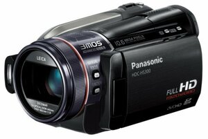 パナソニック デジタルハイビジョンビデオカメラ ブラック HDC-HS300-K(中古品)　(shin