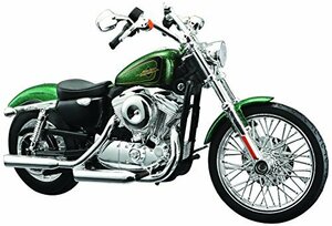 マイスト 1/12 完成品バイク ハーレー ダビッドソン 2012 XL 1200V セブンティーツー グリーン(中古品)　(shin