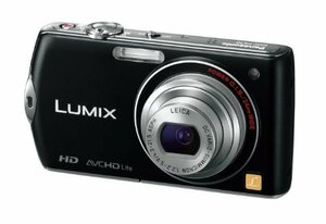 【中古 良品】 Panasonic デジタルカメラ LUMIX FX70 エスプリブラック DMC-FX70-K　(shin