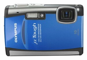 【中古 良品】 OLYMPUS 防水デジタルカメラ μTOUGH-6000 ブルー μTOUGH-6000BLU　(shin