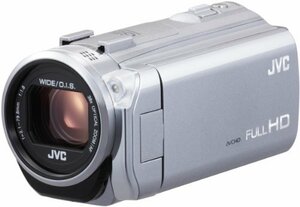 JVCKENWOOD JVC ビデオカメラ EVERIO 内蔵メモリー16GB シルバー GZ-E745-S(中古品)　(shin