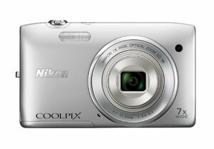 Nikon デジタルカメラ COOLPIX S3500 光学7倍ズーム 有効画素数 2005万画素 クリスタルシルバー S3500SL　(shin