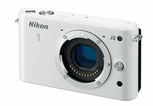 【中古 良品】 Nikon ミラーレス一眼 Nikon 1 J2 ボディー ホワイト N1J2WH　(shin