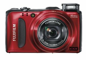 【中古 良品】 FUJIFILM デジタルカメラ FinePix F550EXR レッド FX-F550EXR R　(shin