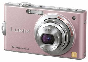 【中古 良品】 Panasonic デジタルカメラ LUMIX (ルミックス) FX60 スイートピンク DMC-FX60-P　(shin