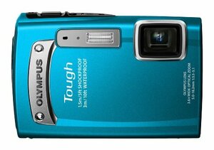 【中古 良品】 OLYMPUS デジタルカメラ TG-320 1400万画素 3m防水 1.5m耐落下衝撃 ブルー TG-3　(shin