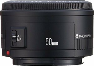 Canon 単焦点レンズ EF50mm F1.8 II フルサイズ対応(中古品)　(shin