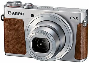 【中古 良品】 Canon デジタルカメラ PowerShot G9 X(シルバー) 光学3.0倍ズーム 1.0型センサ　(shin