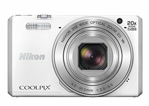 【中古 良品】 Nikon デジタルカメラ COOLPIX S7000 20倍ズーム 1605万画素 ホワイト S7000WH　(shin