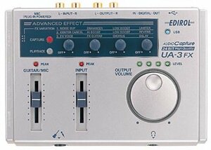 エディロール UA-3FX USBオーディオ・キャプチャー 24ビット ハイクオリティー(中古品)　(shin