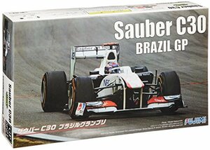 フジミ模型 1/20 グランプリシリーズ SPOT-No.21ザウバーC30 ブラジルGP 1/8 ヘルメット付き(中古品)　(shin