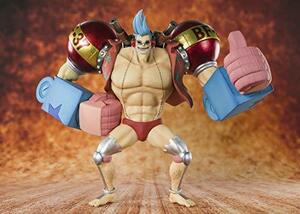 フィギュアーツZERO ONE PIECE 鉄人フランキー 約200mm ABS&PVC製 塗装済み完成品フィギュア(中古品)　(shin