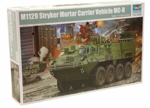 トランペッター 1/35 アメリカ陸軍 M1129自走迫撃砲 プラモデル(中古 未使用品)　(shin