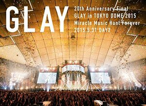 20th Anniversary Final GLAY in TOKYO DOME 2015 Miracle Music Hunt Forever[DVD-STANDARD EDITION-(DAY2)](中古品)　(shin