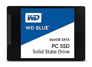 (中古品)WD SSD 内蔵SSD 2.5インチ 250GB WD Blue WDS250G1B0A/SATA3.0/3年保証　(shin