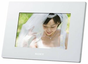 ソニー SONY デジタルフォトフレーム S-Frame D720 7.0型 内蔵メモリー2GB ホワイト DPF-D720/W(中古 未使用品)　(shin