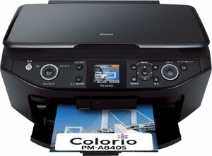 EPSON MultiPhoto Colorio EpsonColor対応 6色染料インク フォト複合機 PM-A840S(中古品)　(shin