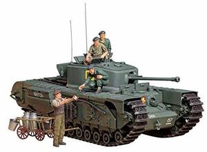 タミヤ 1/35 ミリタリーミニチュアシリーズ No.210 イギリス陸軍 歩兵戦車 チャーチル Mk.VII プラモデル 35210(中古品)　(shin