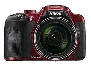 【中古 良品】 Nikon デジタルカメラ COOLPIX P610 光学60倍 1600万画素 レッド P610RD　(shin