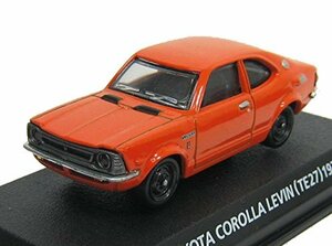 コナミ 1/64 絶版名車コレクション Vol,2 トヨタ カローラレビン 型式TE27 1972 オレンジ(中古品)　(shin
