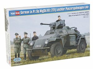 ホビーボス 83814 1/35 ドイツ Sd.Kfz.221 軽装甲車 後期型 プラモデル(中古 未使用品)　(shin