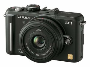 【中古 良品】 Panasonic ミラーレス一眼カメラ GF1 レンズキット(20mm/F1.7パンケーキレンズ　(shin