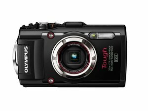 OLYMPUS デジタルカメラ STYLUS TG-3 Tough ブラック 1600万画素CMOS F2.0 15m防水 100kgf耐荷重 GPS+電子コンパス&内(中古品)　(shin