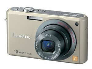 【中古 良品】 Panasonic デジタルカメラ LUMIX (ルミックス) FX100 ゴールド DMC-FX100-N　(shin