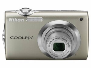 【中古 良品】 Nikon デジタルカメラ COOLPIX (クールピクス) S3000 ピュアシルバー S3000SL　(shin