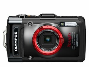 OLYMPUS デジタルカメラ STYLUS TG-2 1200万画素CMOS 15m防水 100kgf耐荷重 ブラック TG-2 BL　(shin