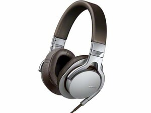 SONY 密閉型ヘッドホン ハイレゾ音源対応 リモコン・マイク付 シルバー MDR-1RMK2/S(中古品)　(shin