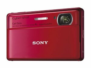 【中古 良品】 ソニー SONY デジタルカメラ Cybershot TX100V 1620万画素CMOS 光学ｘ4 レッド　(shin