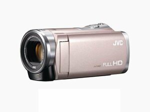 【中古品】 JVCKENWOOD JVC ビデオカメラ EVERIO 内蔵メモリー16GB ピンクゴールド GZ-E355　(shin