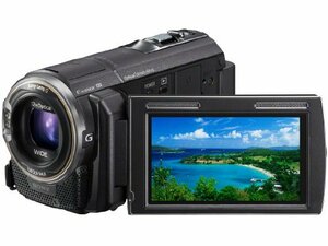 【中古 良品】 ソニー SONY ビデオカメラ Handycam PJ590V 内蔵メモリ64GB ブラック HDR-PJ590　(shin