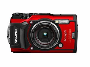 【中古 良品】 OLYMPUS デジタルカメラ Tough TG-5 レッド 1200万画素CMOS F2.0 15m 防水 100　(shin