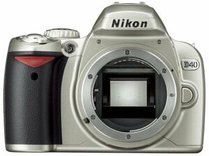 【中古 良品】 Nikon デジタル一眼レフカメラ D40 シルバー ボディ本体 D40S　(shin
