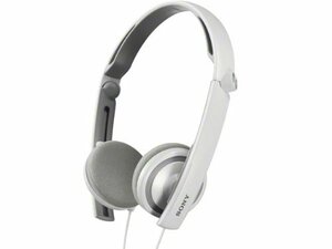 SONY オープン型ヘッドホン 折りたたみ式 ホワイト MDR-S40/W（未使用・未開封品）　(shin