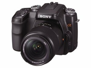 ソニー SONY デジタル一眼レフカメラ α100 ズームレンズキット ブラック DSLRA100K/B　(shin
