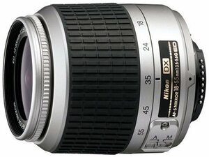 【中古 良品】 Nikon AF-S DX ズームニッコール ED 18-55mm F3.5-5.6G シルバー デジタル一眼　(shin