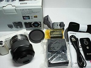 【中古 良品】 ソニー SONY デジタル一眼カメラ α NEX-5N ズームレンズキット ホワイト NEX-5　(shin